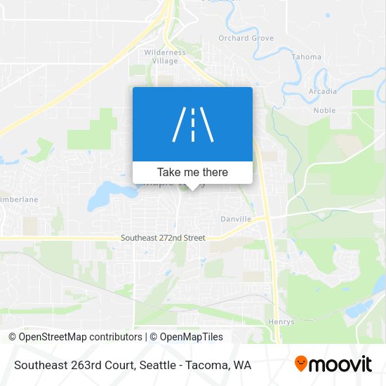 Southeast 263rd Court map