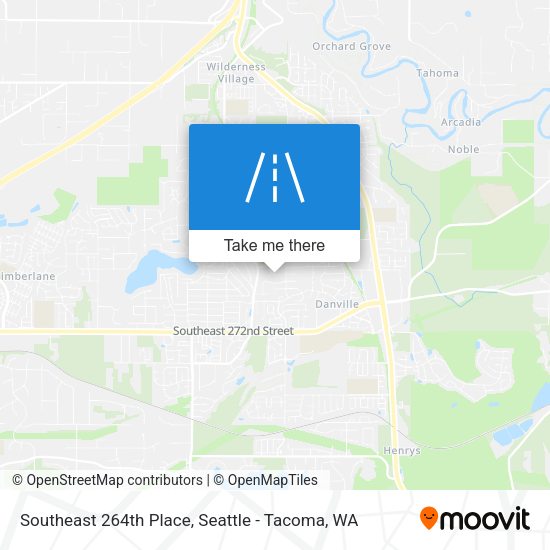 Southeast 264th Place map