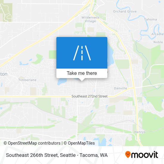 Southeast 266th Street map