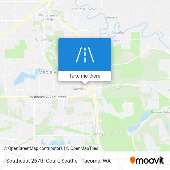 Southeast 267th Court map