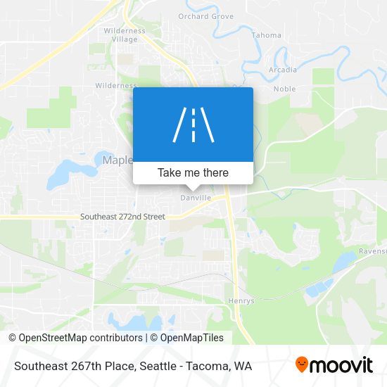 Southeast 267th Place map