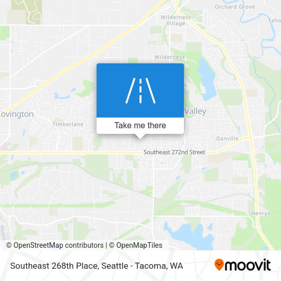 Southeast 268th Place map