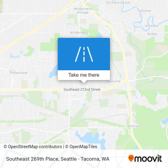 Southeast 269th Place map
