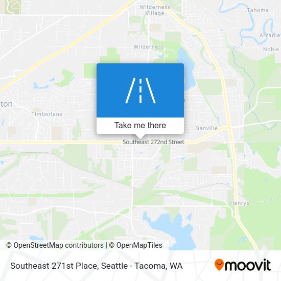 Southeast 271st Place map
