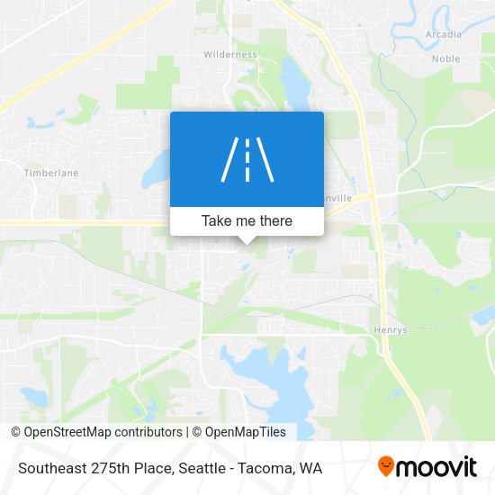 Southeast 275th Place map