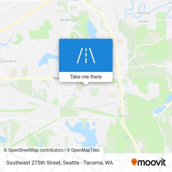 Southeast 275th Street map