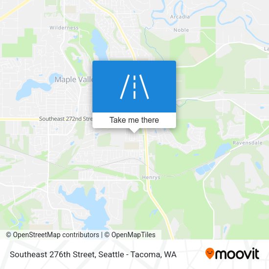 Southeast 276th Street map