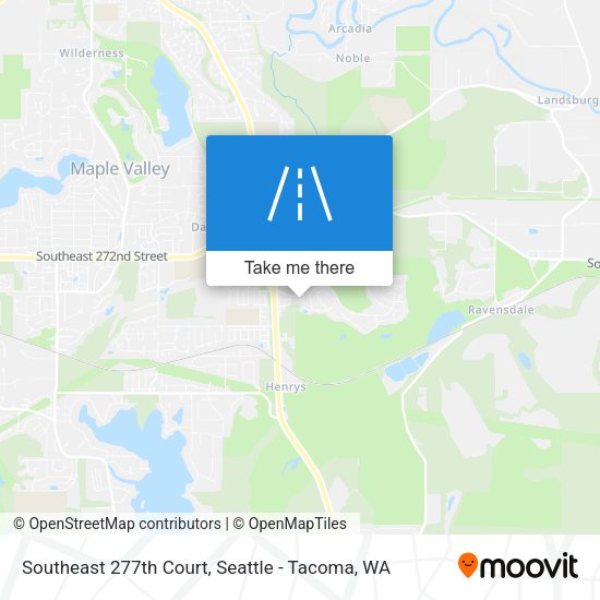Southeast 277th Court map