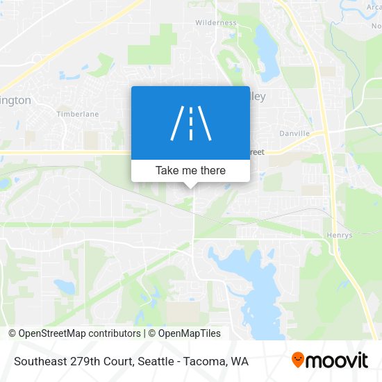 Southeast 279th Court map