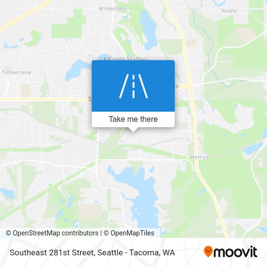 Southeast 281st Street map