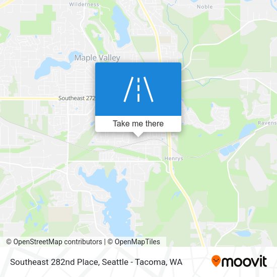 Mapa de Southeast 282nd Place