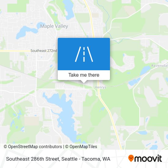 Southeast 286th Street map