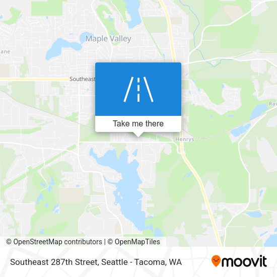 Mapa de Southeast 287th Street