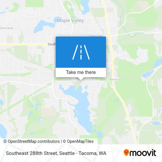 Southeast 288th Street map