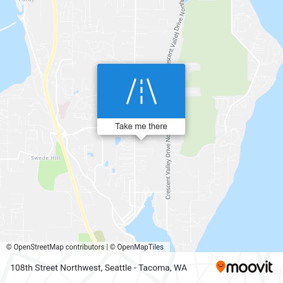 108th Street Northwest map