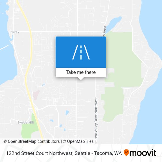 Mapa de 122nd Street Court Northwest