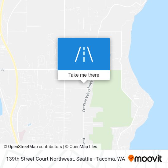 139th Street Court Northwest map