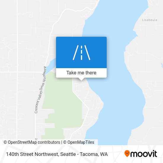 140th Street Northwest map