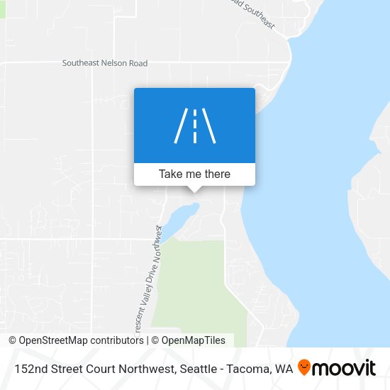 152nd Street Court Northwest map