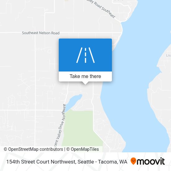 154th Street Court Northwest map