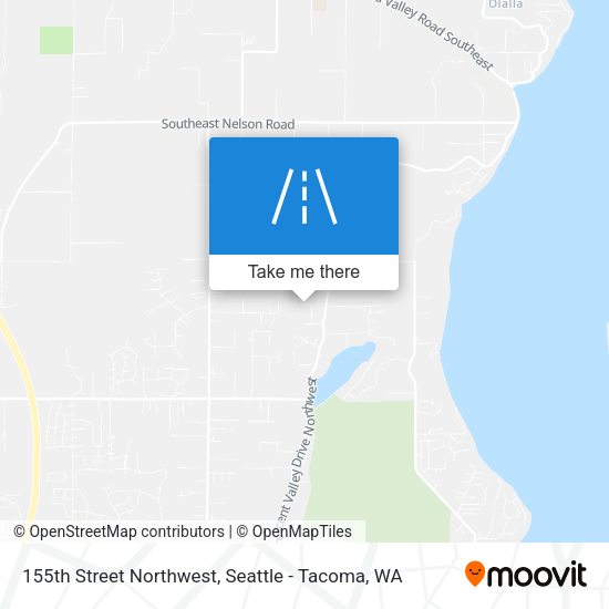 155th Street Northwest map