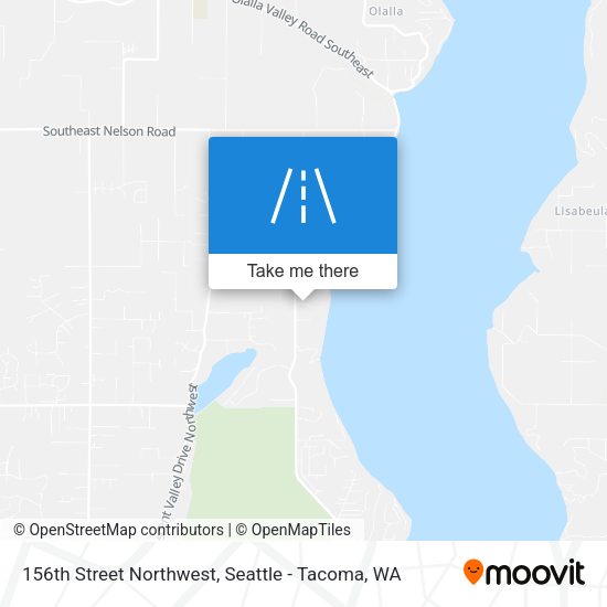 156th Street Northwest map
