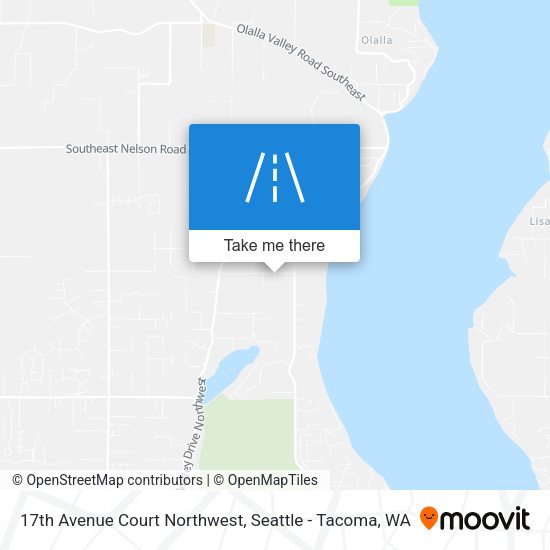 17th Avenue Court Northwest map