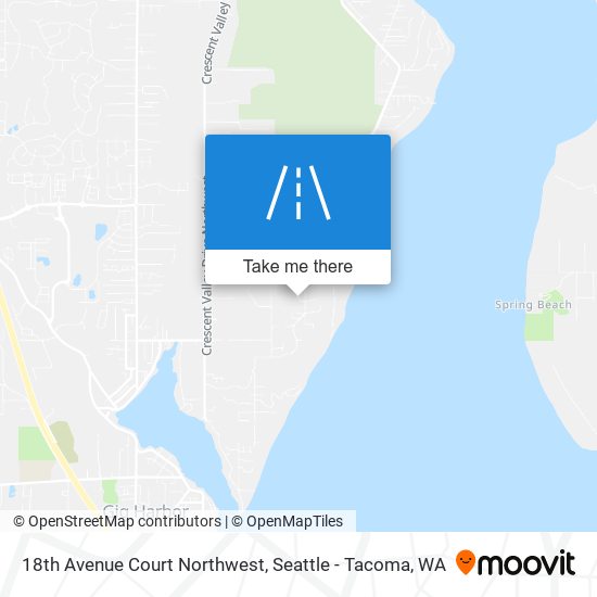 Mapa de 18th Avenue Court Northwest
