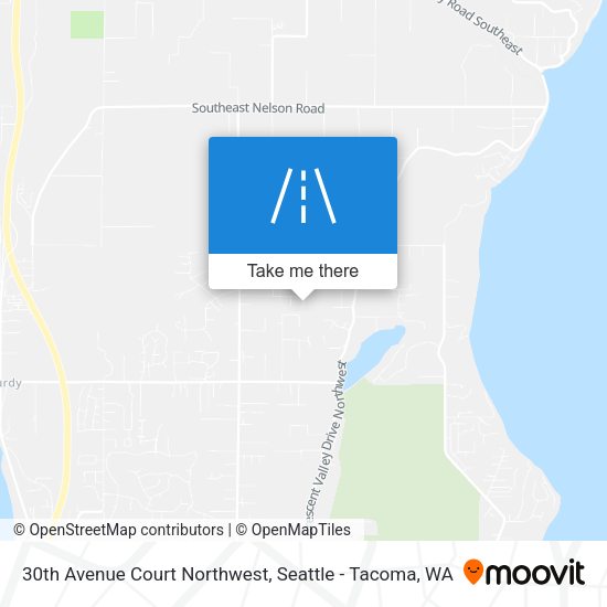 30th Avenue Court Northwest map