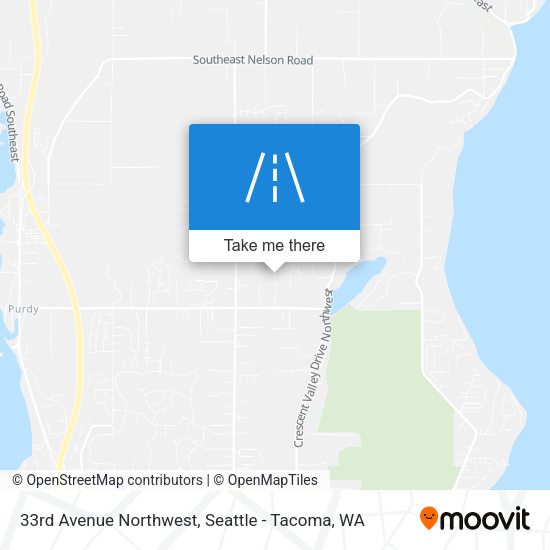 Mapa de 33rd Avenue Northwest
