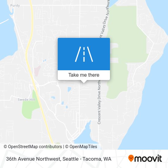 Mapa de 36th Avenue Northwest
