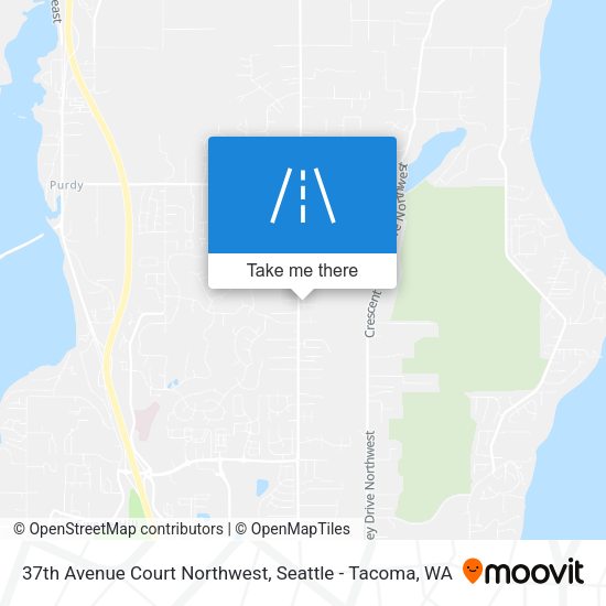 37th Avenue Court Northwest map