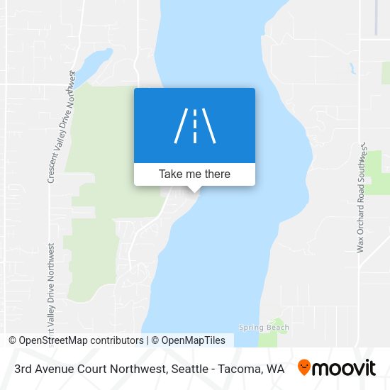 Mapa de 3rd Avenue Court Northwest
