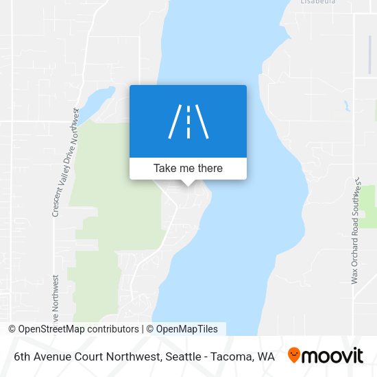 Mapa de 6th Avenue Court Northwest