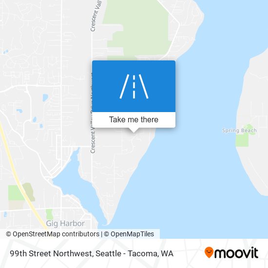 Mapa de 99th Street Northwest