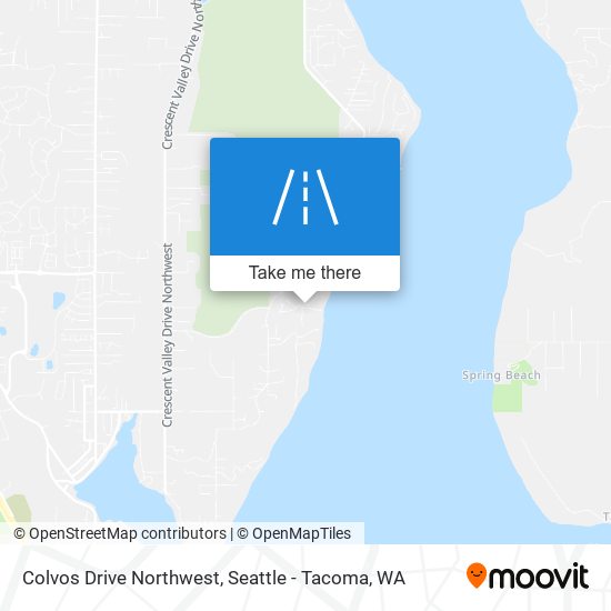 Colvos Drive Northwest map