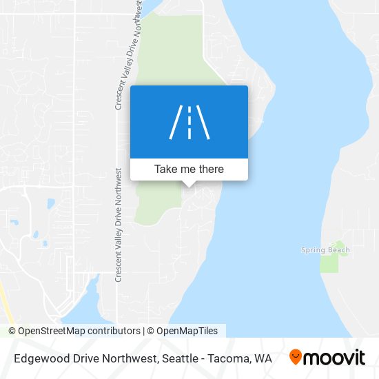 Edgewood Drive Northwest map