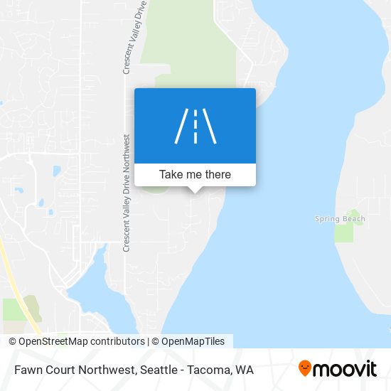 Fawn Court Northwest map