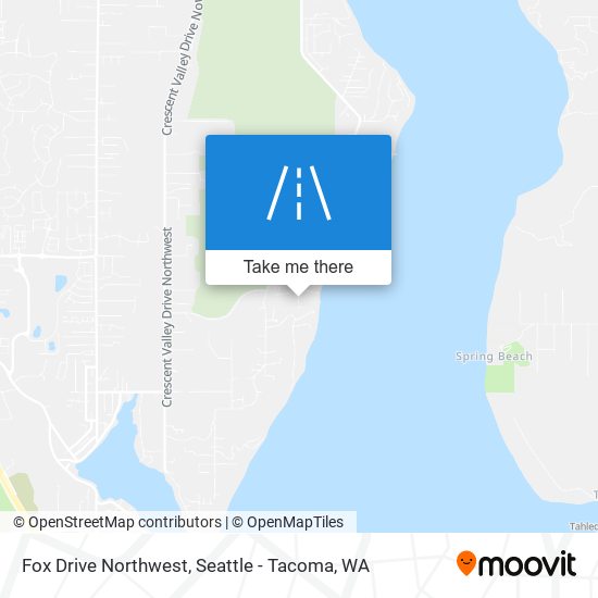 Fox Drive Northwest map