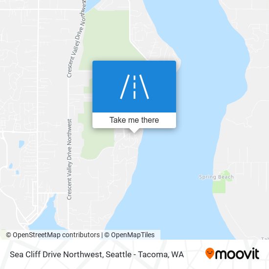 Mapa de Sea Cliff Drive Northwest