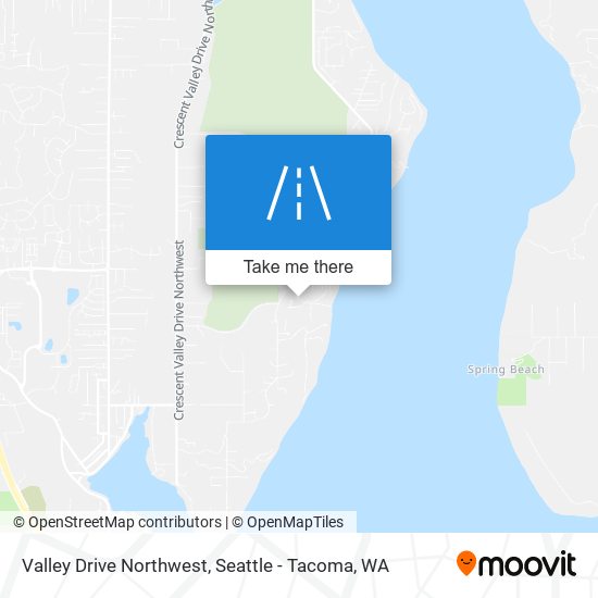 Valley Drive Northwest map