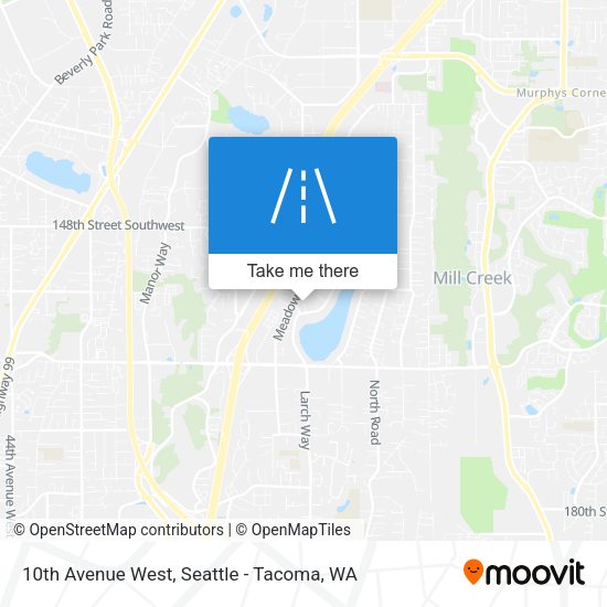 10th Avenue West map