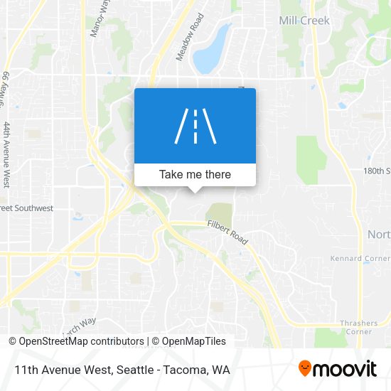 11th Avenue West map