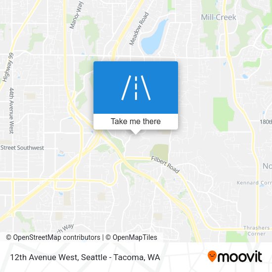 12th Avenue West map