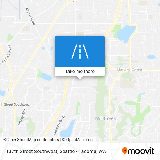 137th Street Southwest map