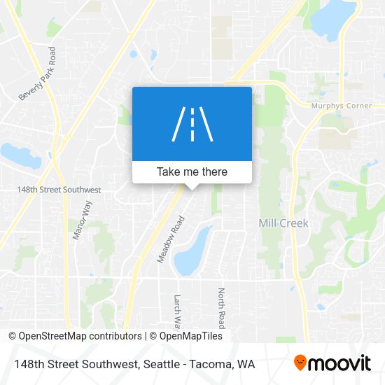 148th Street Southwest map