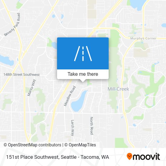 Mapa de 151st Place Southwest
