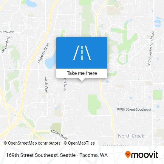 Mapa de 169th Street Southeast