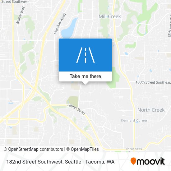 182nd Street Southwest map