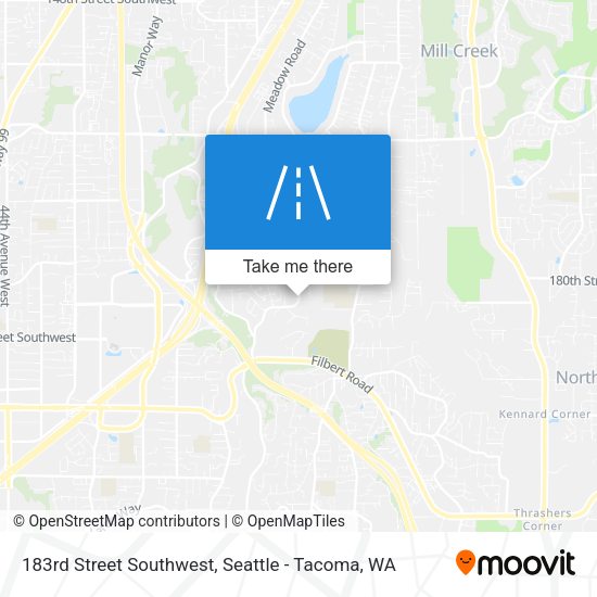 Mapa de 183rd Street Southwest